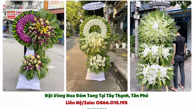Đặt Vòng Hoa Đám Tang Phường Tây Thạnh, TP.HCM (Quận Tân Phú Cũ)