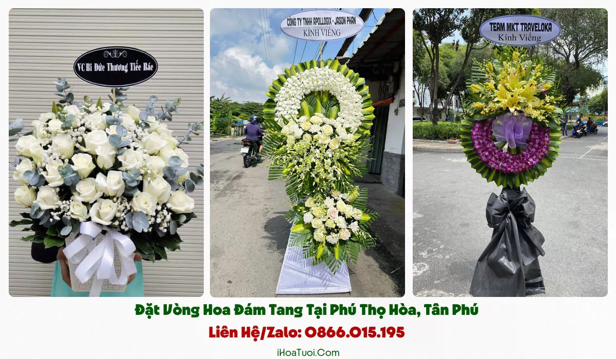 Đặt Hoa Tang Lễ Phường Phú Thọ Hòa, TP.HCM (Quận Tân Phú Cũ)
