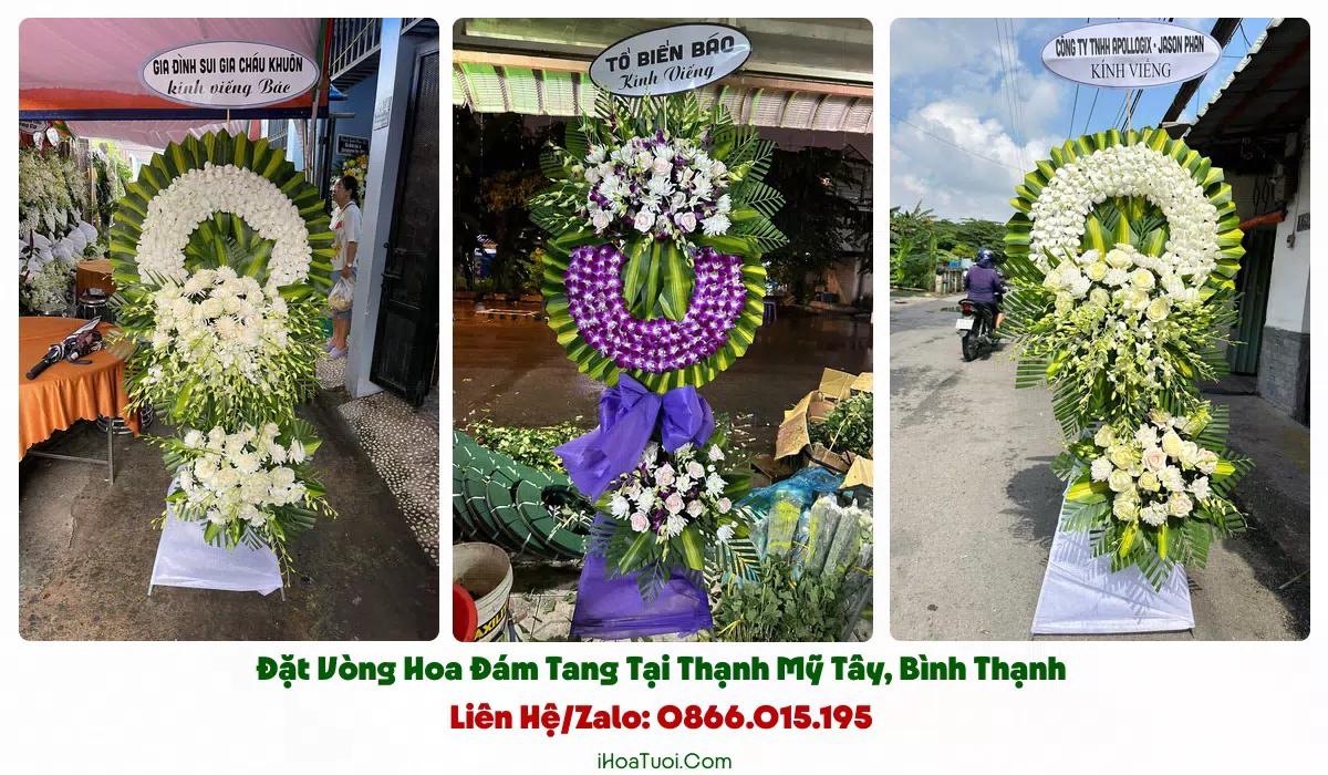 Đặt Hoa Tang Lễ Phường Thạnh Mỹ Tây, TP.HCM (Quận Bình Thạnh Cũ)