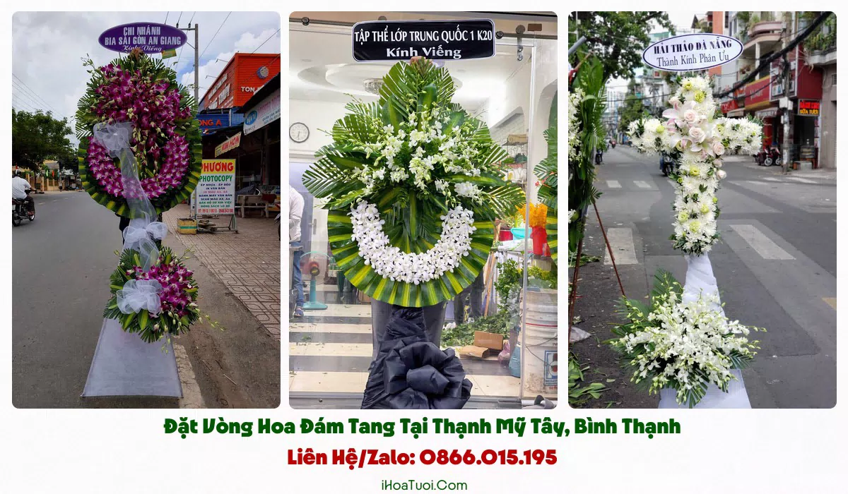 Shop giao hoa viếng đúng giờ tại Phường Thạnh Mỹ Tây