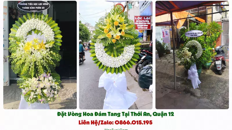 Đặt Vòng Hoa Tang Lễ Phường Thới An, TP.HCM (Quận 12 Cũ)
