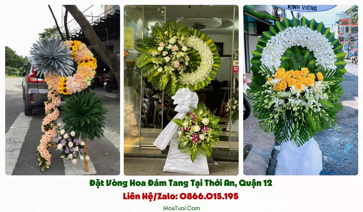 Giao hoa viếng khắp Phường Thới An và khu lân cận