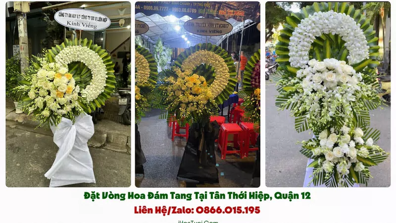 Đặt Vòng Hoa Tang Lễ Phường Tân Thới Hiệp, TP.HCM (Quận 12 Cũ)