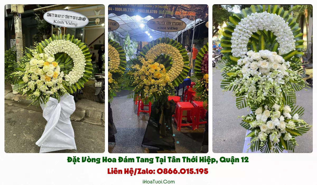 Đặt Vòng Hoa Tang Lễ Phường Tân Thới Hiệp, TP.HCM (Quận 12 Cũ)