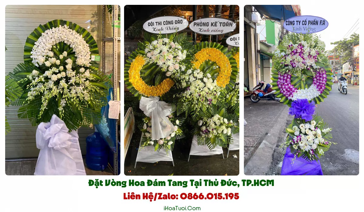 Shop giao hoa viếng đúng giờ tại Phường Thủ Đức