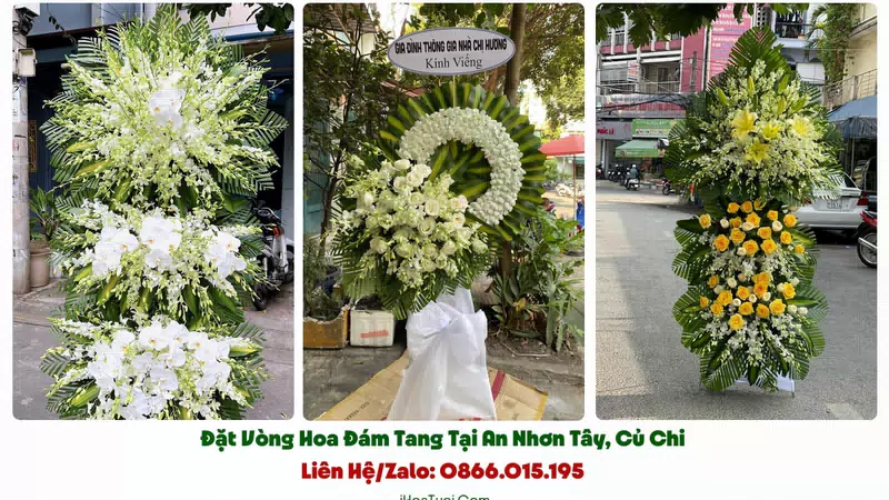 Đặt Vòng Hoa Đám Tang Xã An Nhơn Tây, TP.HCM (Huyện Củ Chi Cũ)