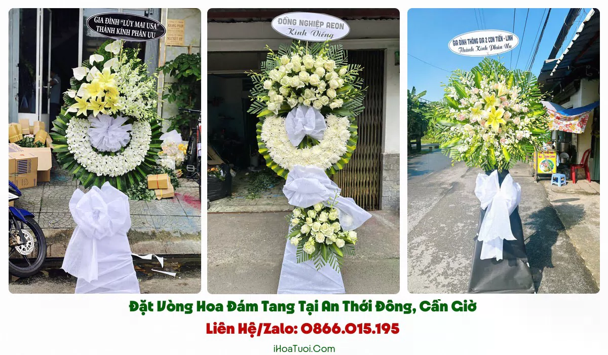 Giao hoa tang lễ đúng giờ tại Xã An Thới Đông