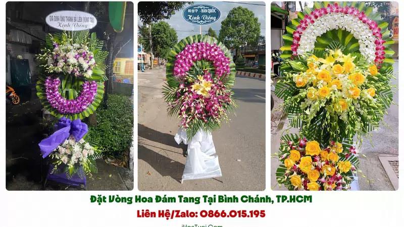 Đặt Vòng Hoa Tang Lễ Xã Bình Chánh, TP.HCM (Huyện Bình Chánh Cũ)