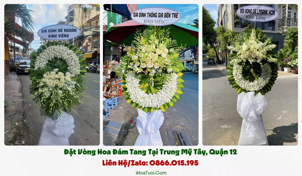 Giao vòng hoa viếng đúng giờ tại Trung Mỹ Tây