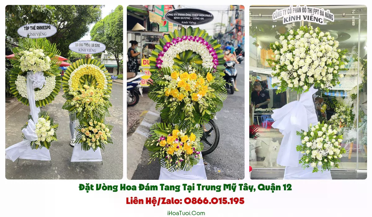Giao vòng hoa đám tang khắp khu vực Trung Mỹ Tây