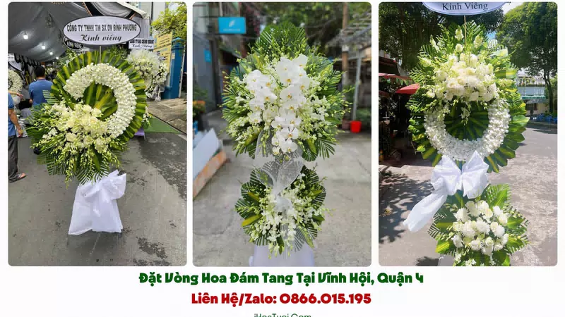 Đặt Hoa Tang Lễ Phường Vĩnh Hội, TP.HCM (Quận 4 Cũ)