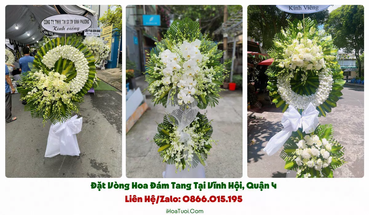 Đặt Hoa Tang Lễ Phường Vĩnh Hội, TP.HCM (Quận 4 Cũ)