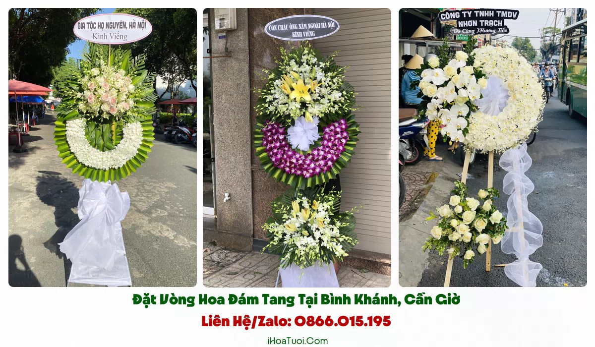 Đặt Vòng Hoa Đám Tang Xã Bình Khánh, TP.HCM (Huyện Cần Giờ Cũ)