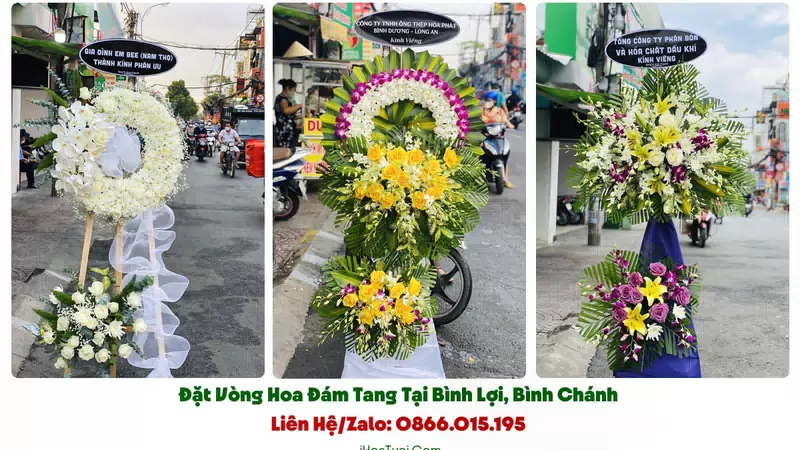 Đặt Hoa Tang Lễ Xã Bình Lợi, TP.HCM (Huyện Bình Chánh Cũ)