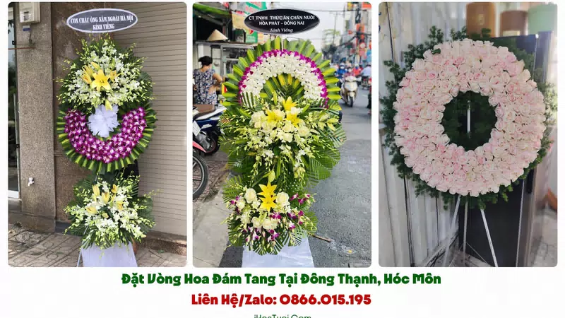 Đặt Vòng Hoa Đám Tang Xã Đông Thạnh, TP.HCM (Huyện Hóc Môn Cũ)