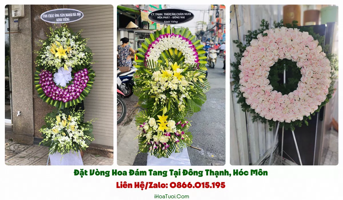 Đặt Vòng Hoa Đám Tang Xã Đông Thạnh, TP.HCM (Huyện Hóc Môn Cũ)