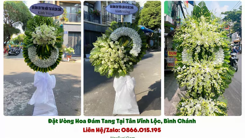 Đặt Vòng Hoa Tang Lễ Xã Tân Vĩnh Lộc, TP.HCM (Huyện Bình Chánh Cũ)