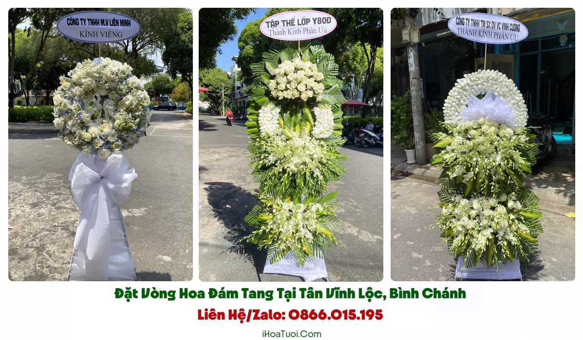 Giao hoa tang lễ khắp xã Tân Vĩnh Lộc và lân cận