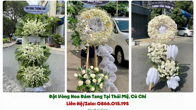 Đặt Vòng Hoa Đám Tang Xã Thái Mỹ, TP.HCM (Huyện Củ Chi Cũ)