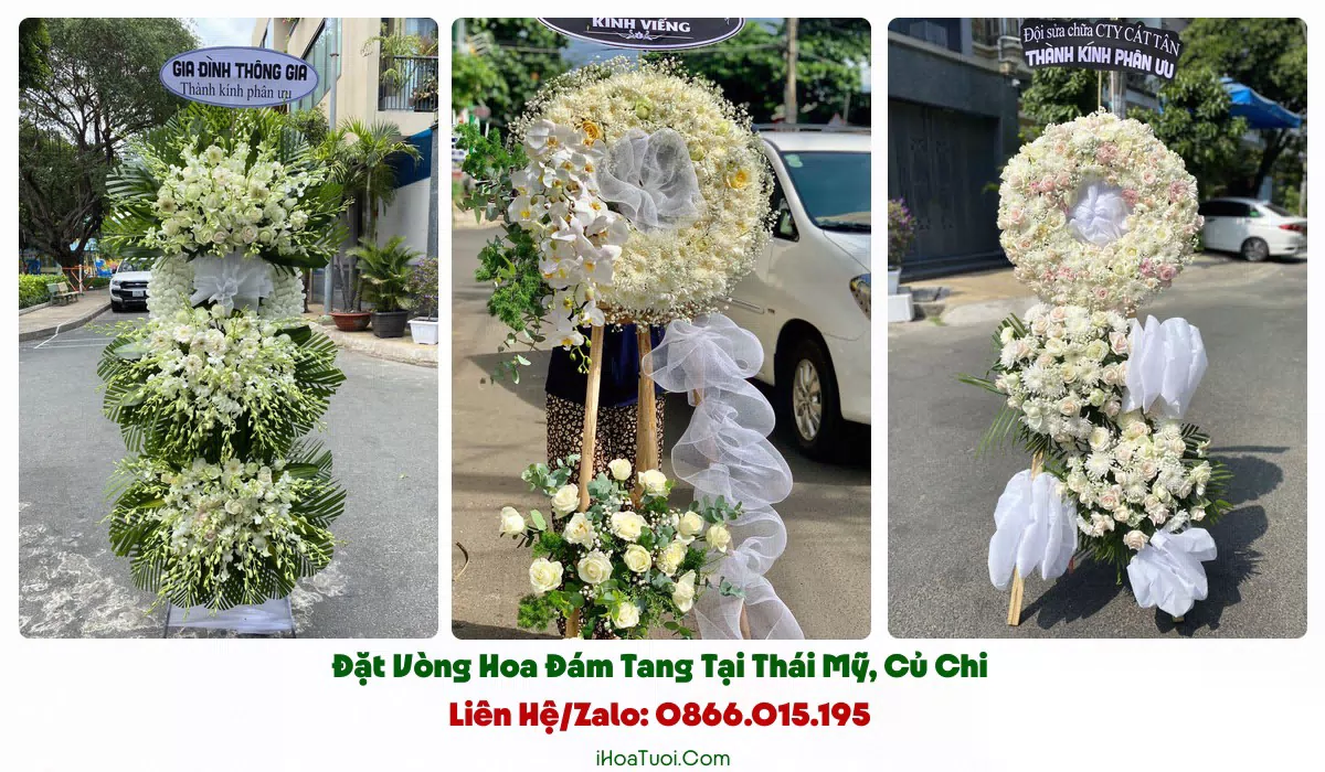 Đặt Vòng Hoa Đám Tang Xã Thái Mỹ, TP.HCM (Huyện Củ Chi Cũ)