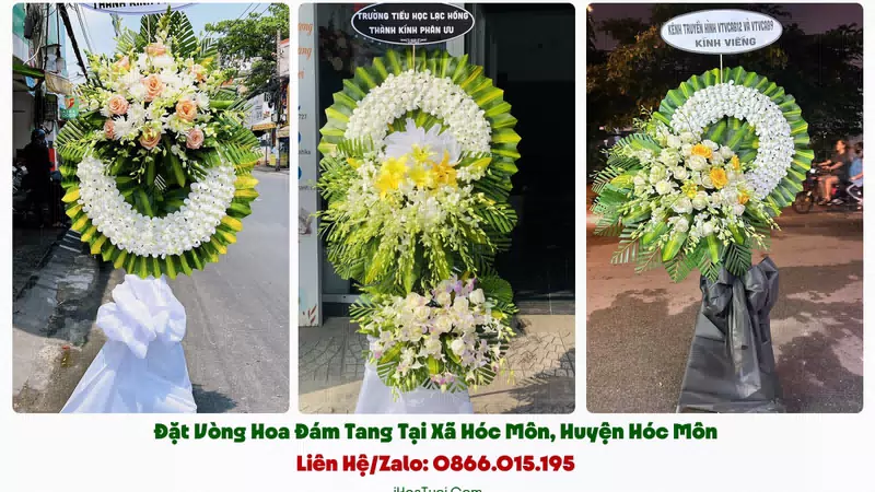 Đặt Hoa Tang Lễ Xã Hóc Môn, TP.HCM (Huyện Hóc Môn Cũ)