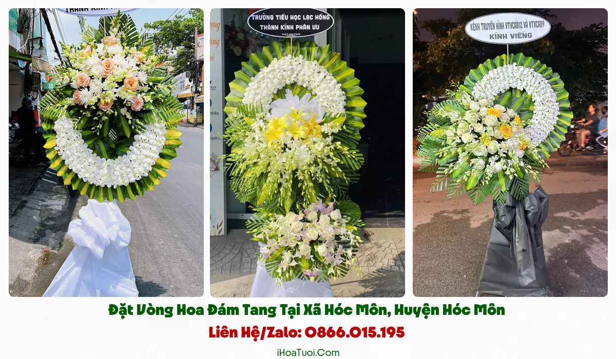 Đặt Hoa Tang Lễ Xã Hóc Môn, TP.HCM (Huyện Hóc Môn Cũ)