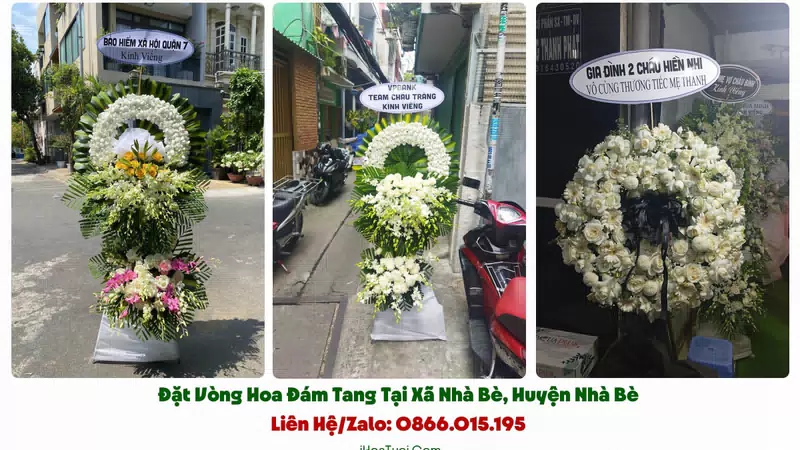 Đặt Vòng Hoa Tang Lễ Xã Nhà Bè, TP.HCM (Huyện Nhà Bè Cũ)