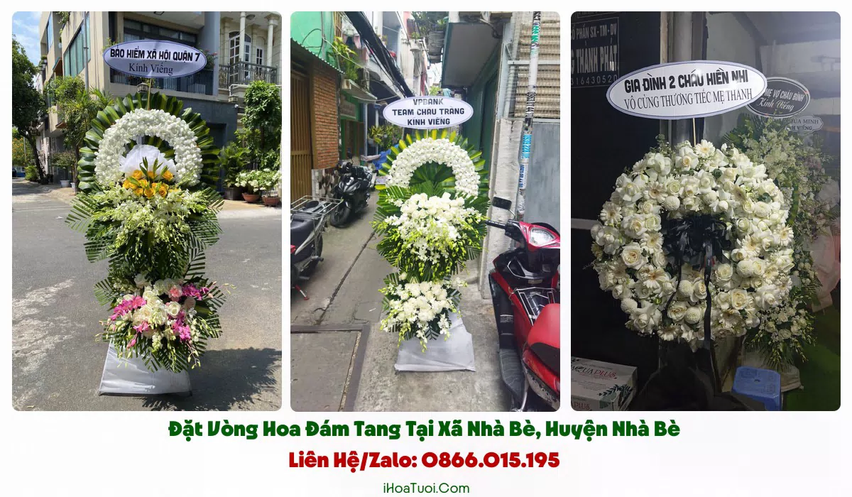 Đặt Vòng Hoa Tang Lễ Xã Nhà Bè, TP.HCM (Huyện Nhà Bè Cũ)