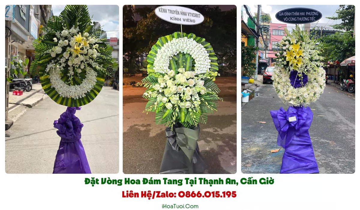 iHoaTuoi.Com giao vòng hoa đúng giờ tại Xã Thạnh An