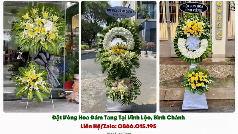 Đặt Hoa Tang Lễ Xã Vĩnh Lộc, TP.HCM (Bình Chánh Cũ)