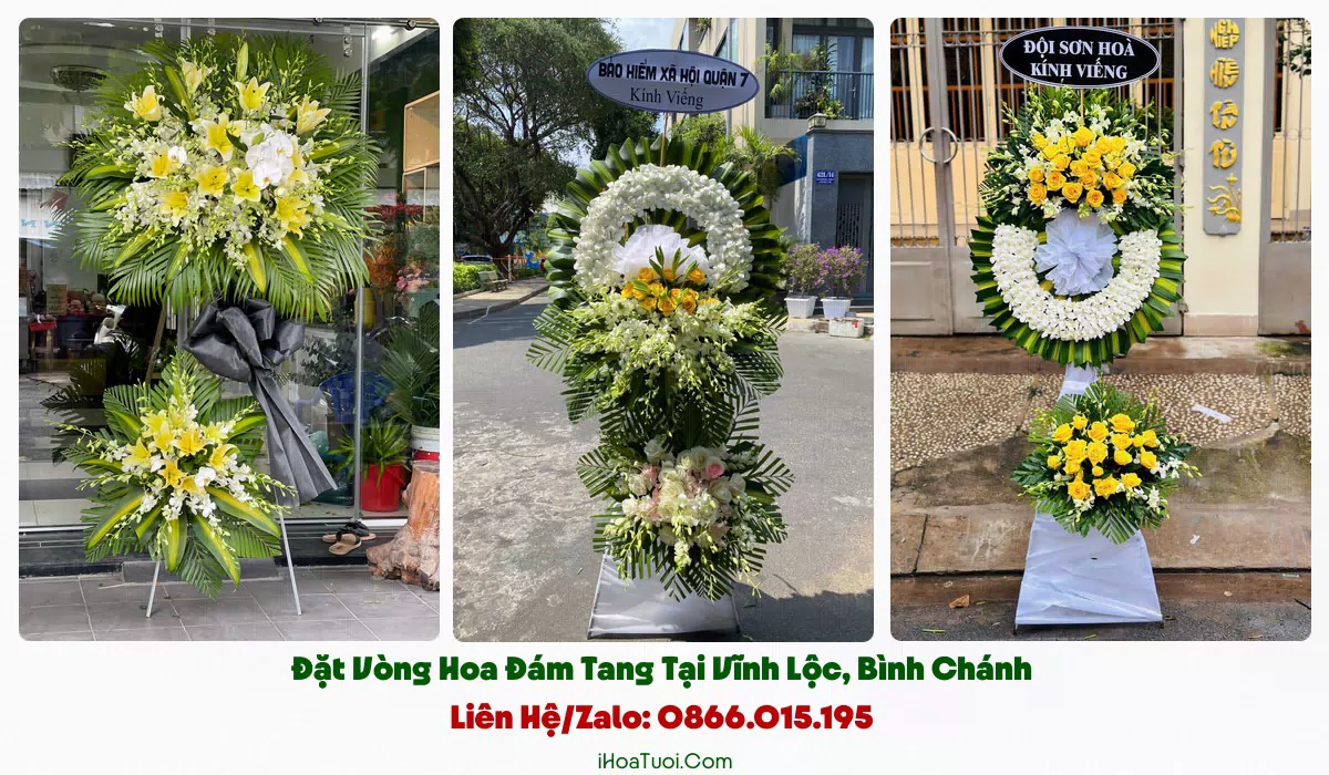 Đặt Hoa Tang Lễ Xã Vĩnh Lộc, TP.HCM (Bình Chánh Cũ)
