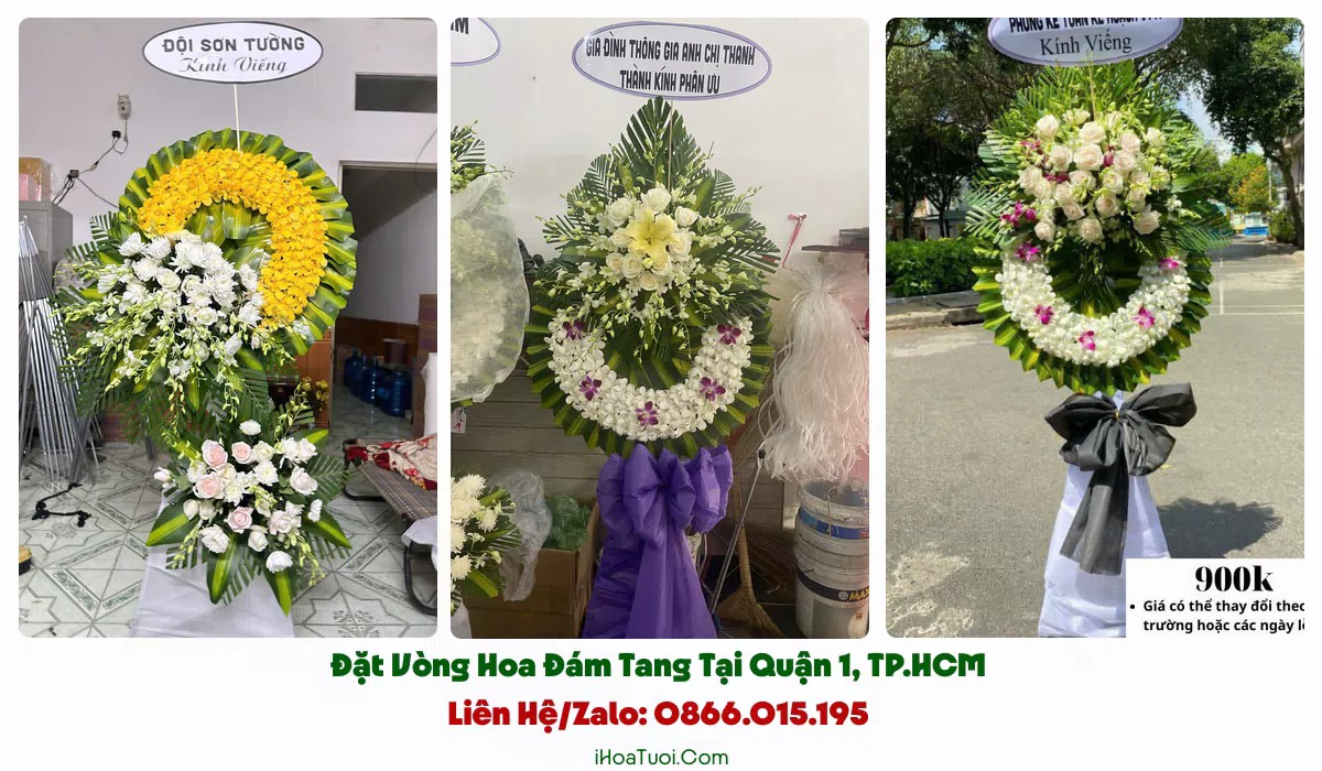 Kệ hoa lan viếng công ty, đối tác tại Quận 1