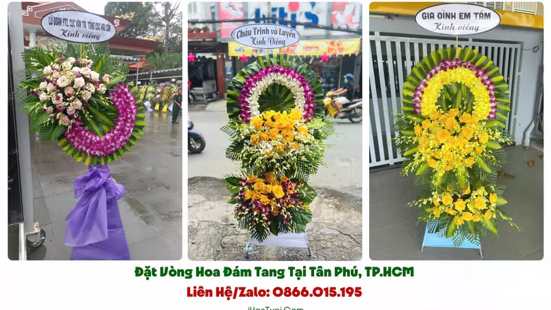 Đặt Vòng Hoa Đám Tang Tại Tân Phú, TP.HCM