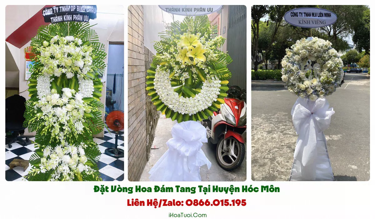 Đặt Hoa Tang Lễ Tại Huyện Hóc Môn, TP.HCM