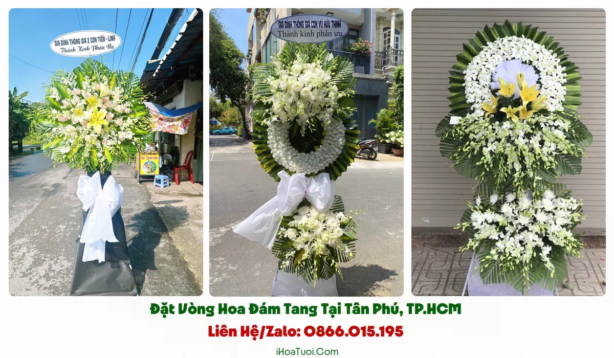 Giao hoa tang lễ khắp các phường tại Tân Phú