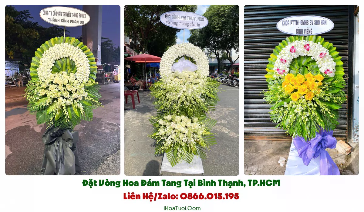 Đặt Hoa Tang Lễ Tại Bình Thạnh, TP.HCM