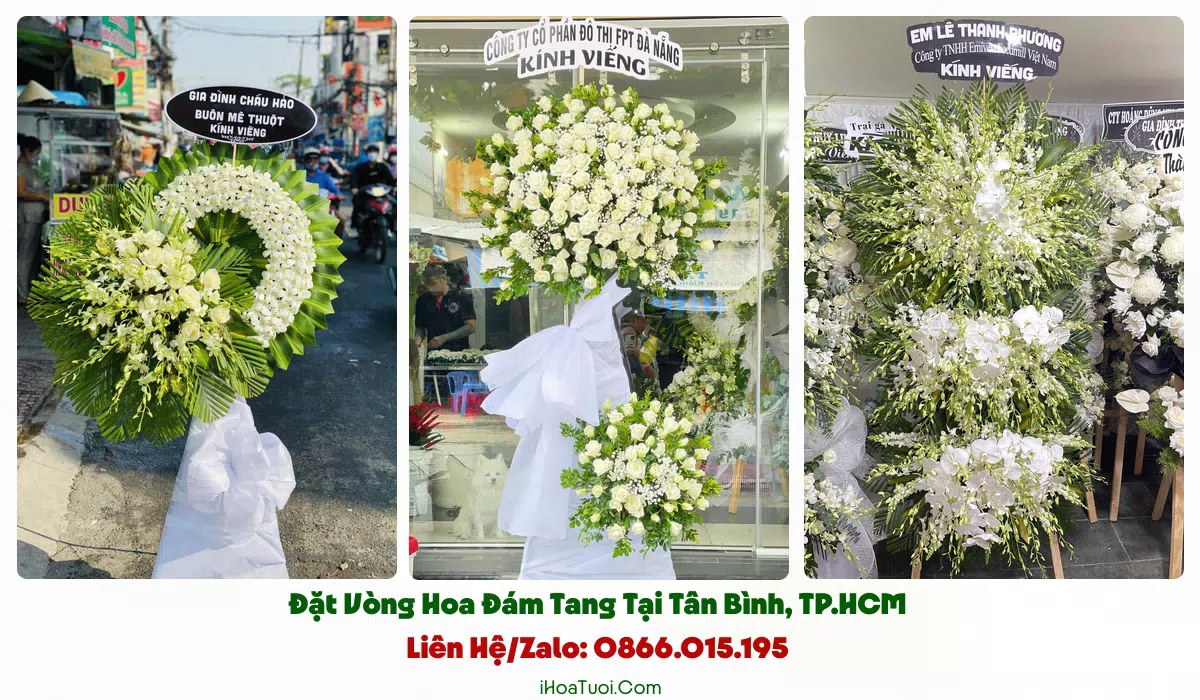 Mẫu hoa tang lễ trang nghiêm hợp phong tục tại Tân Bình