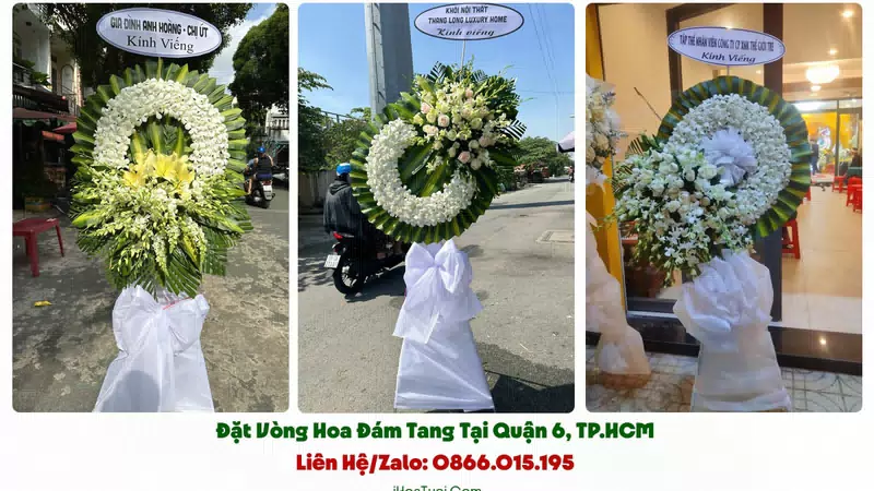 Đặt Hoa Tang Lễ Tại Quận 6, TP.HCM