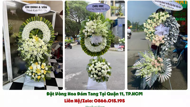Đặt Vòng Hoa Tang Lễ Tại Quận 11, TP.HCM