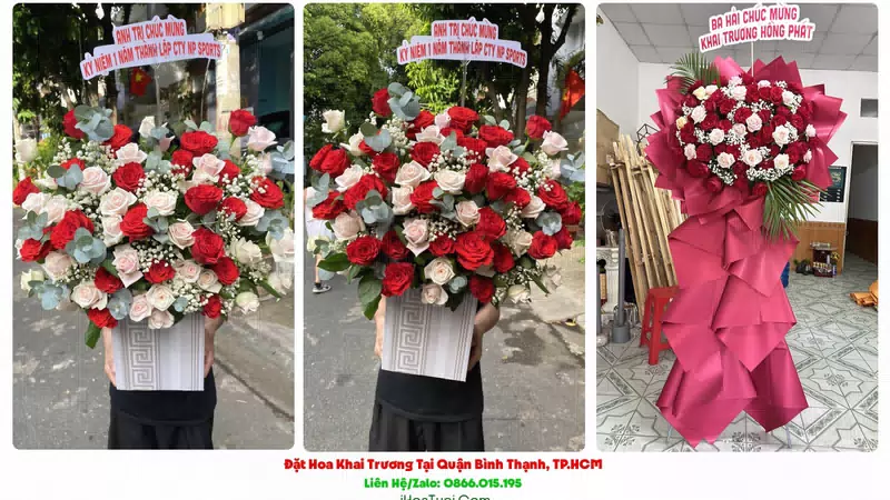 Đặt Hoa Khai Trương Tại Quận Bình Thạnh, TP.HCM