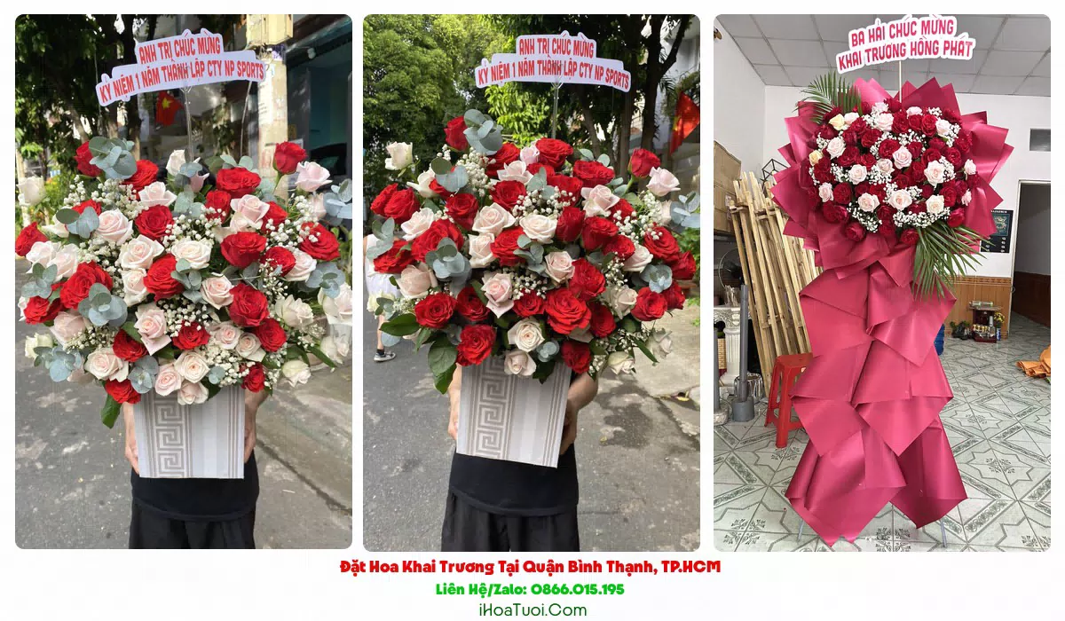 Đặt Hoa Khai Trương Tại Quận Bình Thạnh, TP.HCM