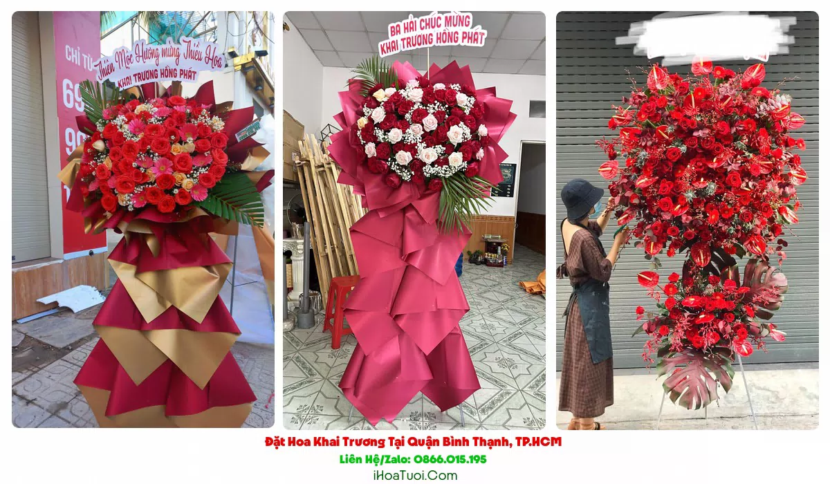 Lan hồ điệp mừng khai trương sang trọng tại Bình Thạnh