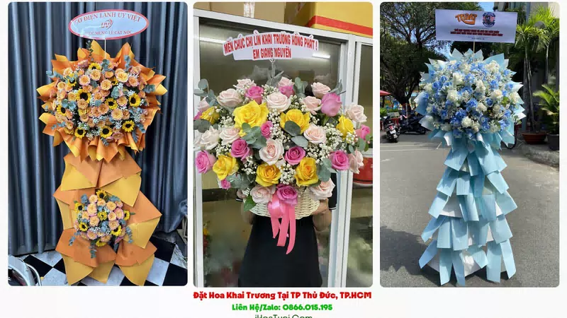 Đặt Hoa Khai Trương Tại TP Thủ Đức, TP.HCM