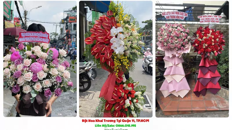 Shop Hoa Khai Trương Tại Quận 11, TP.HCM