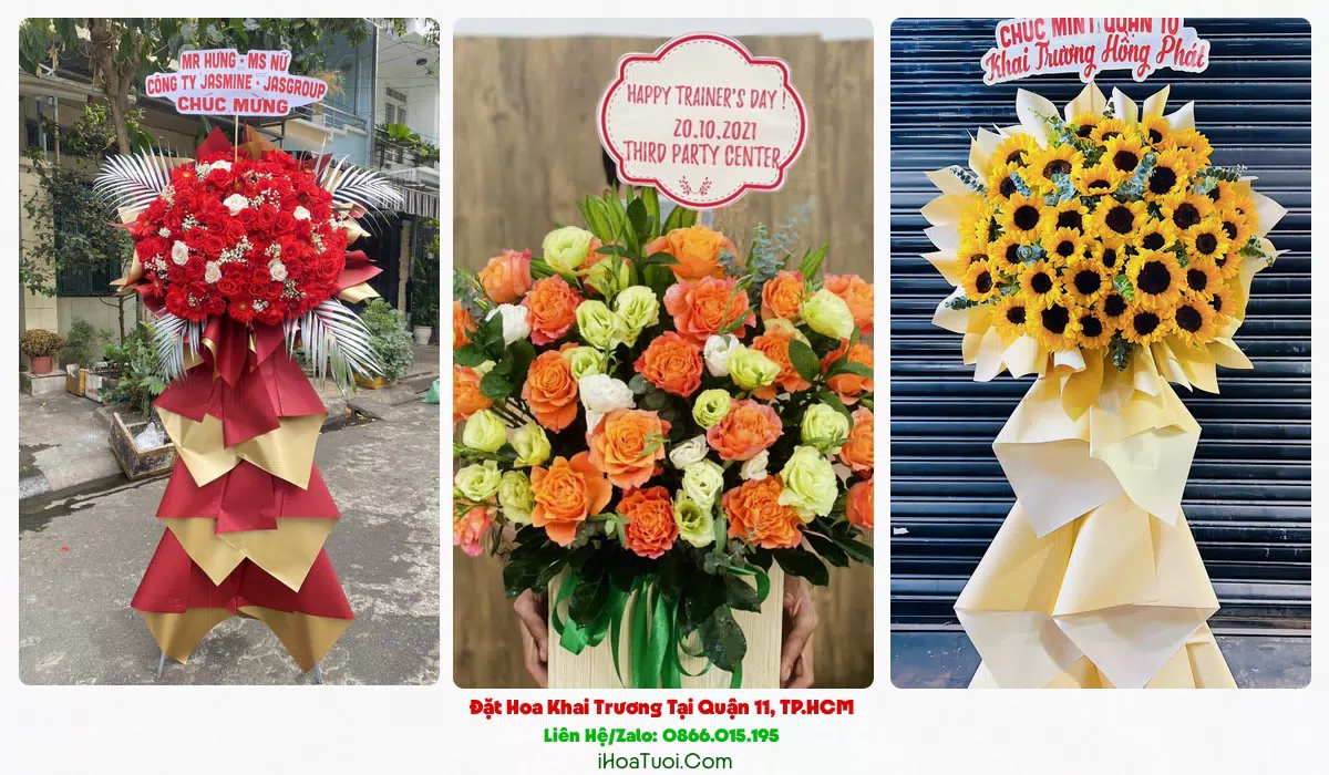 Giao hoa khai trương khắp Quận 11