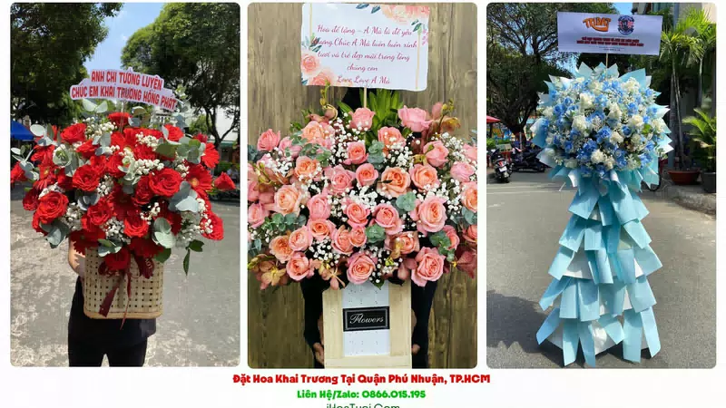 Shop Hoa Khai Trương Tại Quận Phú Nhuận, TP.HCM