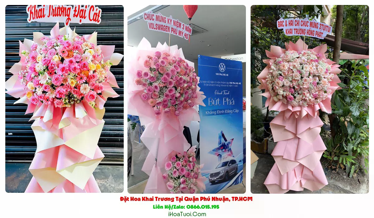 Giao hoa khai trương tận nơi tại Phú Nhuận