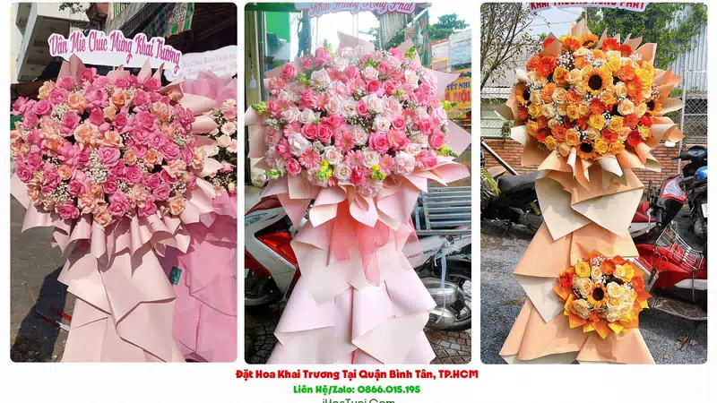Đặt Hoa Khai Trương Tại Quận Bình Tân, TP.HCM