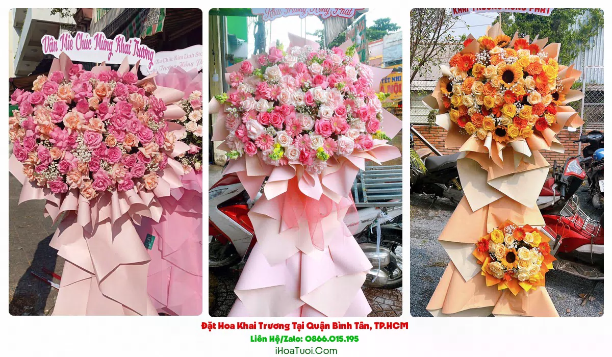 Đặt Hoa Khai Trương Tại Quận Bình Tân, TP.HCM