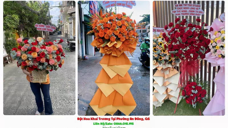 Đặt Hoa Khai Trương Tại Phường An Đông, TP.HCM (Quận 5 Cũ)